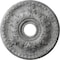 Ekena Millwork Granada Medallion (Canopies up to 6 5/8"), 18"OD x 3 1/2"ID x 2 1/2"P, Ultra Pure White Crackle CM18GAUWC - alternate 1
